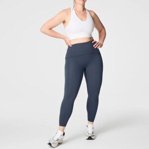 NWT Spanx BOOTY BOOST Leggings in Dark Storm